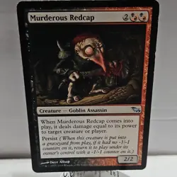 Wizards Murderous Redcap Shadowmoor Regular Creature Red Black Assassin 192/301 - Image 1