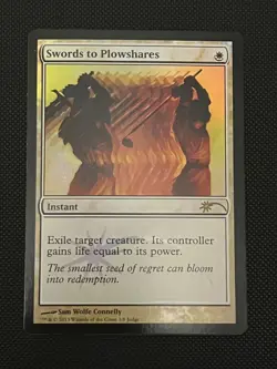 Swords to Plowshares – Judge Promo (JDG) – Foil – Near Mint – MTG - Image 1