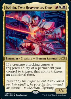 Isshin, Two Heavens as One [Kamigawa: Neon Dynasty] Magic MTG - Image 1