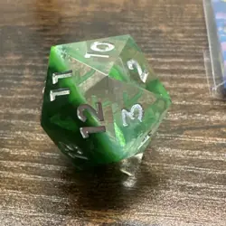 Sirius Dice TMNT MTG D20 Dice - Sewer Grate - 1 pack( 2 acrylic token sheets) - Image 2