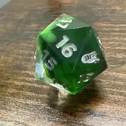 Sirius Dice TMNT MTG D20 Dice - Sewer Grate - 1 pack( 2 acrylic token sheets) - Image 3