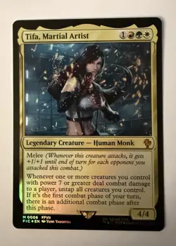 Tifa, Martial Artist #6 (Foil) (NM) Final Fantasy FIC Magic MTG - Image 1