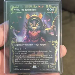 Magic: The Gathering “Vren, the Relentless” Raised Foil Borderless Bloomburrow - Image 1
