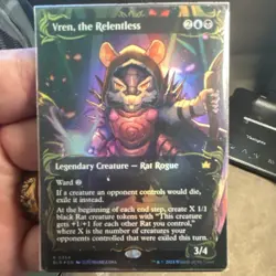 Magic: The Gathering “Vren, the Relentless” Raised Foil Borderless Bloomburrow - Image 2