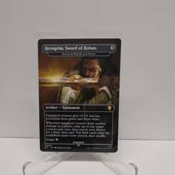 Wizards of the Coast Herugrim, Sword of Rohan Borderless LOTR 354 Rare Regular - Image 1