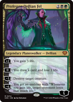 Professor Dellian Fel Secrets of Strixhaven - Near Mint - Image 1