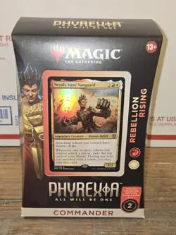 MTG Phyrexia All Will Be One Commander Deck Rebellion Rising Magic the Gathering 195166185514 - Image 1