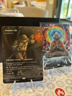 Donnie's Bo - Shadowspear (Borderless) Teenage Mutant Ninja Turtles Foil - NM - Image 1