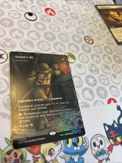 Donnie's Bo - Shadowspear (Borderless) Teenage Mutant Ninja Turtles Foil - NM - Image 3