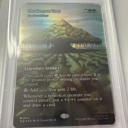 MTG THE BANYAN TREE THE GREAT HENGE BORDERLESS FOIL The Last Airbender PSA 7 NM - Image 3