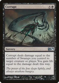 Corrupt Foil Magic 2011 89 NM MTG - Image 1