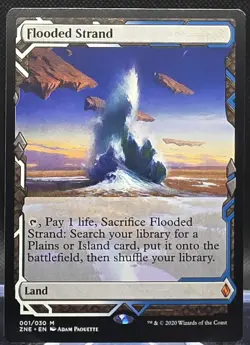 Flooded Strand #1 Zendikar Rising Expeditions Regular Mythic - Image 1