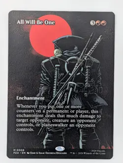 MTG - All Will Be One - PZA - M - Borderless - 8 - Image 1