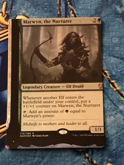 Marwyn, The Nurturer Miscut Foil Dominaria - Image 1