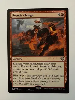 PYRETIC CHARGE mtg NM-M Commander Outlaws of Thunder Junction Rare - Image 1