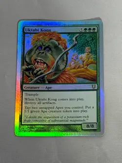 MTG FOIL Uktabi Kong Unhinged Magic the Gathering - Image 1