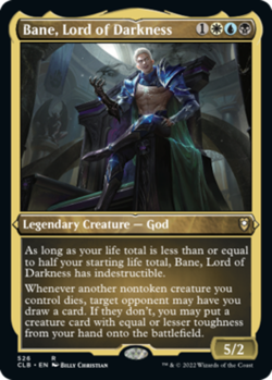 Bane, Lord of Darkness - Foil Etched - Commander Legends: Battle for Baldur's Ga - Image 1