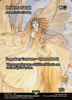 Princess Sarah - Azusa, Lost but Seeking - Showcase - Final Fantasy #0015 MTG Ma - Image 1