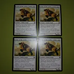 Order of the Golden Cricket x4 Morningtide 4x Playset Magic the Gathering MTG - Image 1