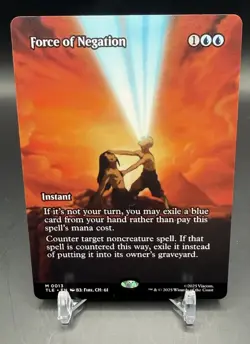 Force of Negation (Borderless) Avatar: The Last Airbender: MTG Regular NM - Image 1