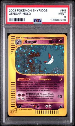 2003 Pokemon Skyridge Gengar Holo #H9 PSA 9 - Image 1
