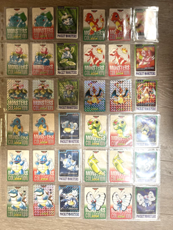 Pokemon Card Bandai Carddass Red Green File 3 Complete Sets Japanese - Image 1