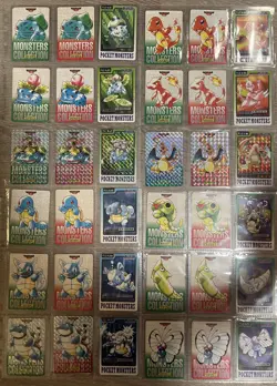 Pokemon Card Bandai Carddass Red Green File 3 Complete Sets Japanese - Image 2