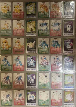 Pokemon Card Bandai Carddass Red Green File 3 Complete Sets Japanese - Image 4