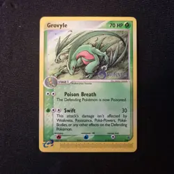 Grovyle 004 Winner Stamped Black Star Promo Pokemon TCG - NM - Image 1
