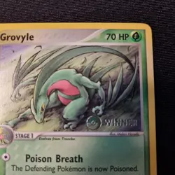 Grovyle 004 Winner Stamped Black Star Promo Pokemon TCG - NM - Image 3