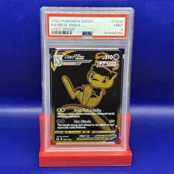 2022 Pokemon SW&SH LOST ORIGIN TG30 MEW V-MAX FA Illustration Rare | PSA 9 | - Image 3