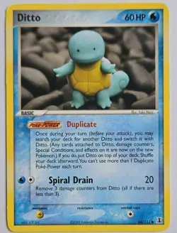 Pokemon Ditto EX Delta Species 64/113 Common Regular Basic 60 HP 2005 - Image 1