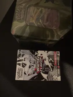 Pokemon White Flare booster bundle sealed And Azure legends Tin Sealed - Image 3