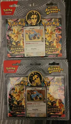(Lot Of 2)Pokemon Ascended Heroes - Komala 2-Pack Booster Blister Factory Sealed - Image 1