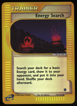 Pokemon 2002 Expedition Base - Energy Search - Reverse Holo - 153 - Image 1