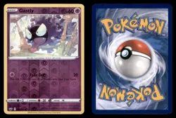 Gastly 083/202 Common Sword & Shield Pokemon TCG Reverse Holo NM - Image 3