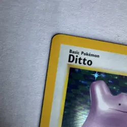 1999 High Grade! Pokemon TCG Ditto Fossil Holo Rare 3/62 50 HP Basic Wizards - Image 3