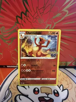 Charmeleon 009/078 Uncommon Pokemon GO Pokemon TCG Reverse Holo NM - Image 1