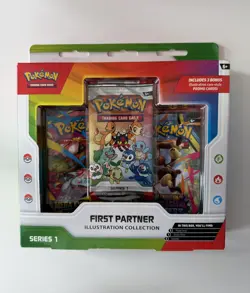 Pokemon TCG First Partner Illustration Collection Box Series 1 - NEW - SEALED - Image 1