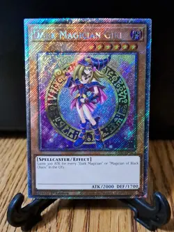 Yugioh • DARK MAGICIAN GIRL • PLATINUM SECRET RARE • RA03-EN123 • 1st ED • NM - Image 1