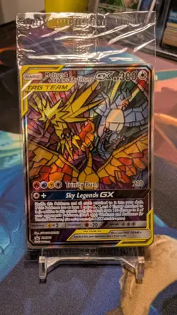 Moltres Zapdos Articuno GX Tag Team Black Star Promo SM210 Hidden Fates SEALED A - Image 1