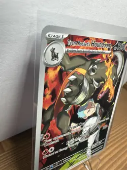 Team Rocket's Houndoom (191/182) Destined Rivals Illustration Rare Pokemon Card! - Image 3