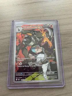 Team Rocket's Houndoom (191/182) Destined Rivals Illustration Rare Pokemon Card - Image 1