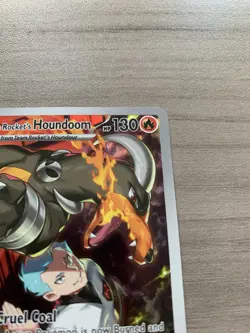 Team Rocket's Houndoom (191/182) Destined Rivals Illustration Rare Pokemon Card - Image 4