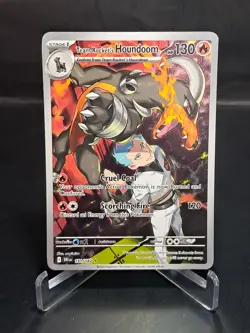 Team Rocket's Houndoom 191/182 | Destined Rivals | Illustration Rare Pokemon ... - Image 1