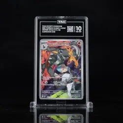 Pokemon Team Rocket's Houndoom 191/182 Destined Rivals Illustration Rare TAG 10 - Image 1