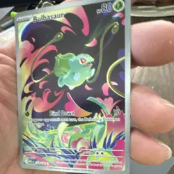 Pokemon Bulbasaur 133/132 Me01: Mega Evolution Illustration Rare Holo 80 HP - Image 2