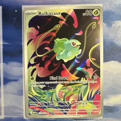 Pokemon Bulbasaur 133/132 Me01: Mega Evolution Illustration Rare Holo 80 HP - Image 2