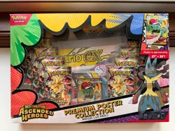 Pokemon Ascended Heroes: Mega Lucario Premium Poster Collection - Damaged Box 📦 - Image 2