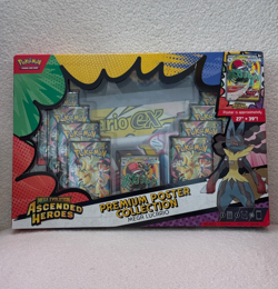 Pokemon TCG - Ascended Heroes Premium Poster Collection Box Mega Lucario SEALED - Image 1